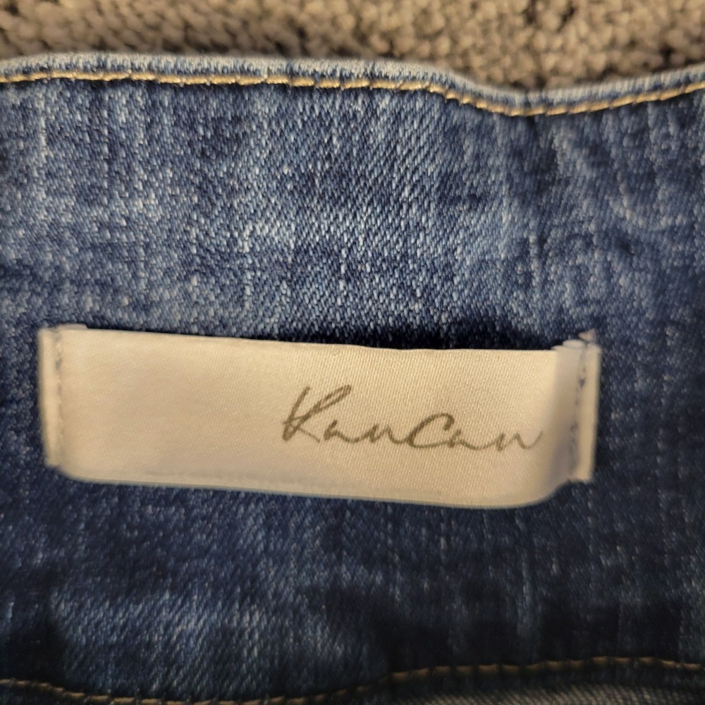 KanCan Jeans Womens 9 Blue Miranda Ultra High‎ Rise Flare Jeans Stretch Festival - Picture 3 of 7